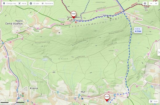 Mapa Wellness Puštík - Černá studnice pěšky.jpg